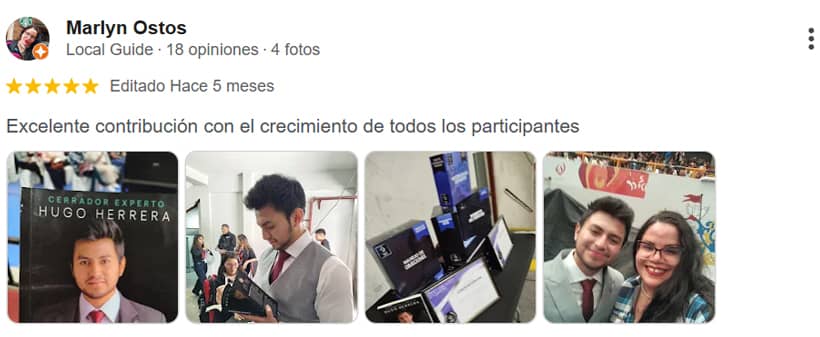 Testimonio de participante